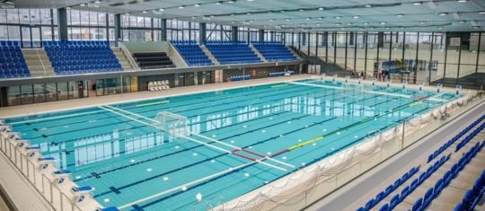 Tiszavirág Sportuszoda – medencetér
