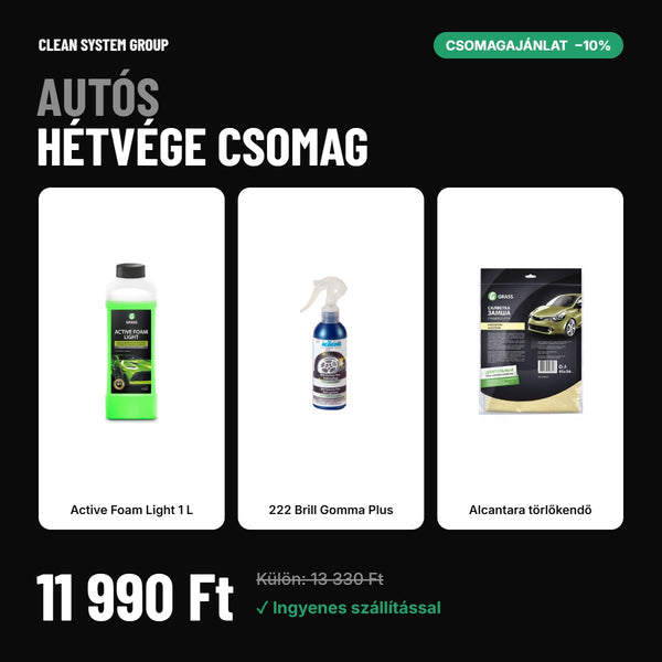 Autós hétvége csomag – a csomag tartalma